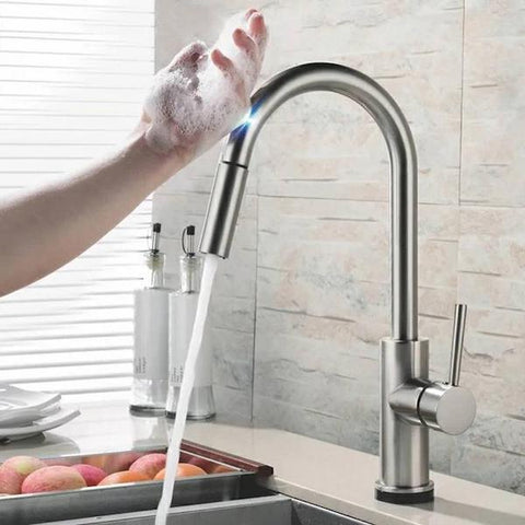 delta touchless kitchen faucet trinsic