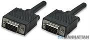 Manhattan SVGA Monitor Cable - HD15 Male / HD15 Male