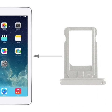High Quality SIM Card Tray Holder for iPad Air(White)