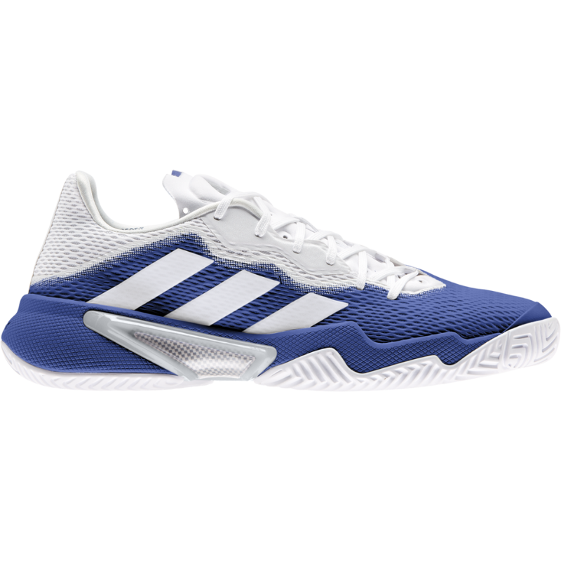 Adidas Barricade Tennis Shoes - Team Blue/White/Silver Met – TennisGear