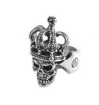 RO KING SKULL w/ CROWN RING