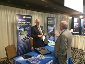 Kanguru demonstrates highly-secure flash drives at the Canadian Law Enforcement Show - Blueline Expo
