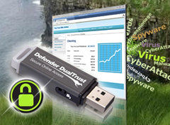 Kanguru Defender DualTrust, Secure Virtual WorkSpace and Hardware Encrypted Flash Drive