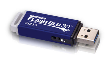 Kanguru FlashBlu30 USB 3.0 Flash Drive with Physical Write Protect Switch