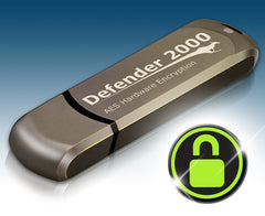 Kanguru Defender 2000, FIPS 140-2 Certified, Level 3, Secure hardware encrypted flash drive