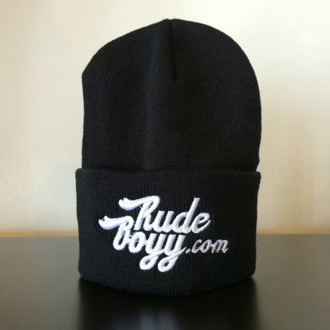 RudeBoyy Script Logo Beanie