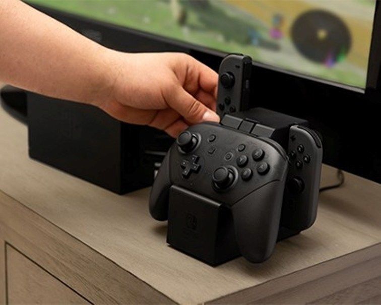 controller charging dock switch