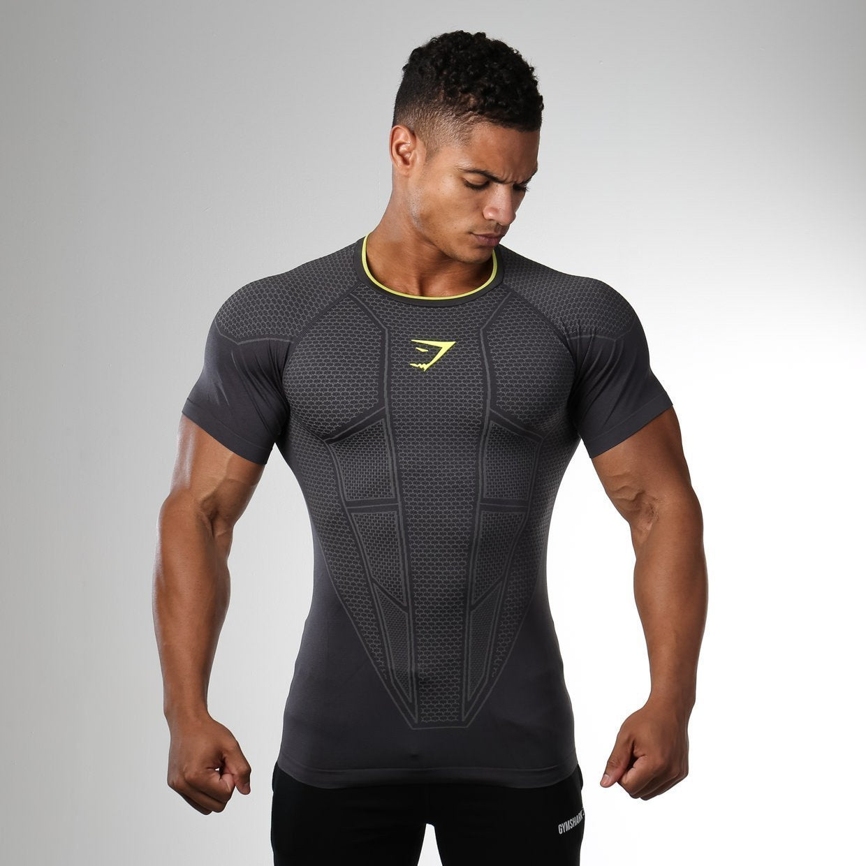 Gymshark Onyx Seamless T-Shirt - Charcoal