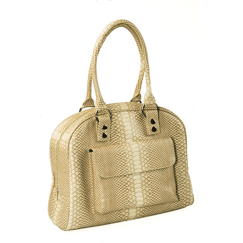 JP Lizzy Snake Latte Cate Tote