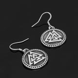 Boucle d'oreille celte - Valknut - DRAAK VIKING