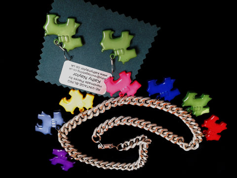 Scottie dogs jewellery set by Revintagebling