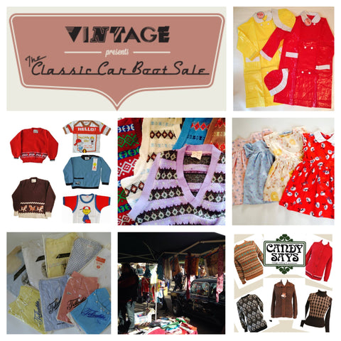 Candy Says Vintage Clothing at the Classic Car Boot Sale