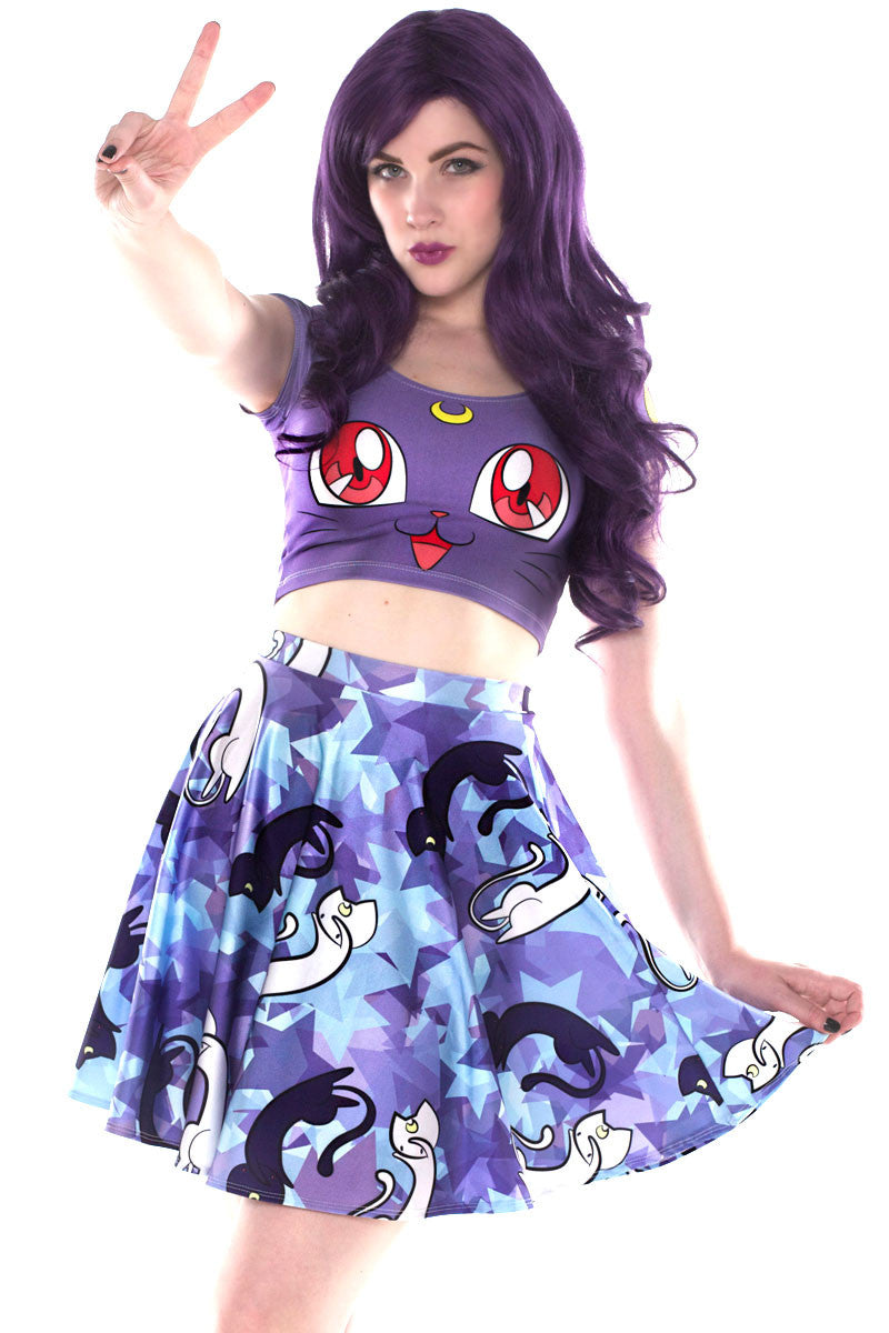 Moon Kitty Crop Top