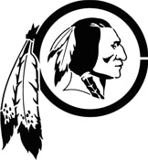 Washington Redskins Logo Stencil