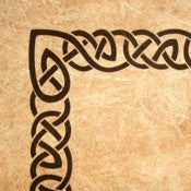 Celtic border stencil