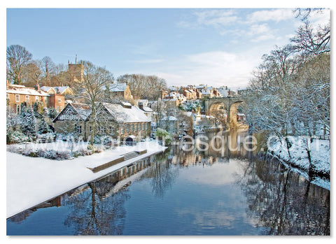 Traditional Knaresborough luxury Yorkshire Christmas card