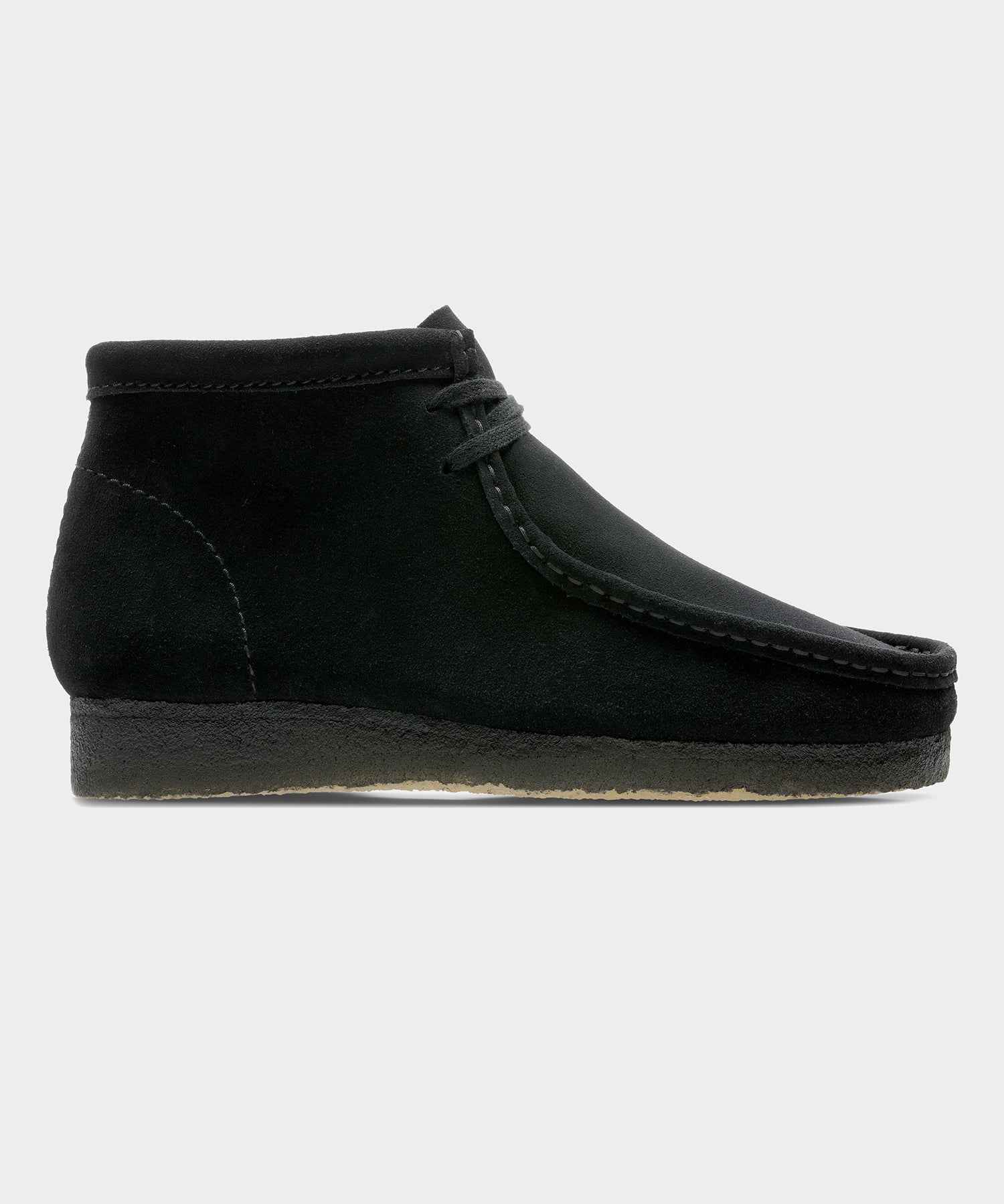 Clarks Wallabee Boot in Black Suede