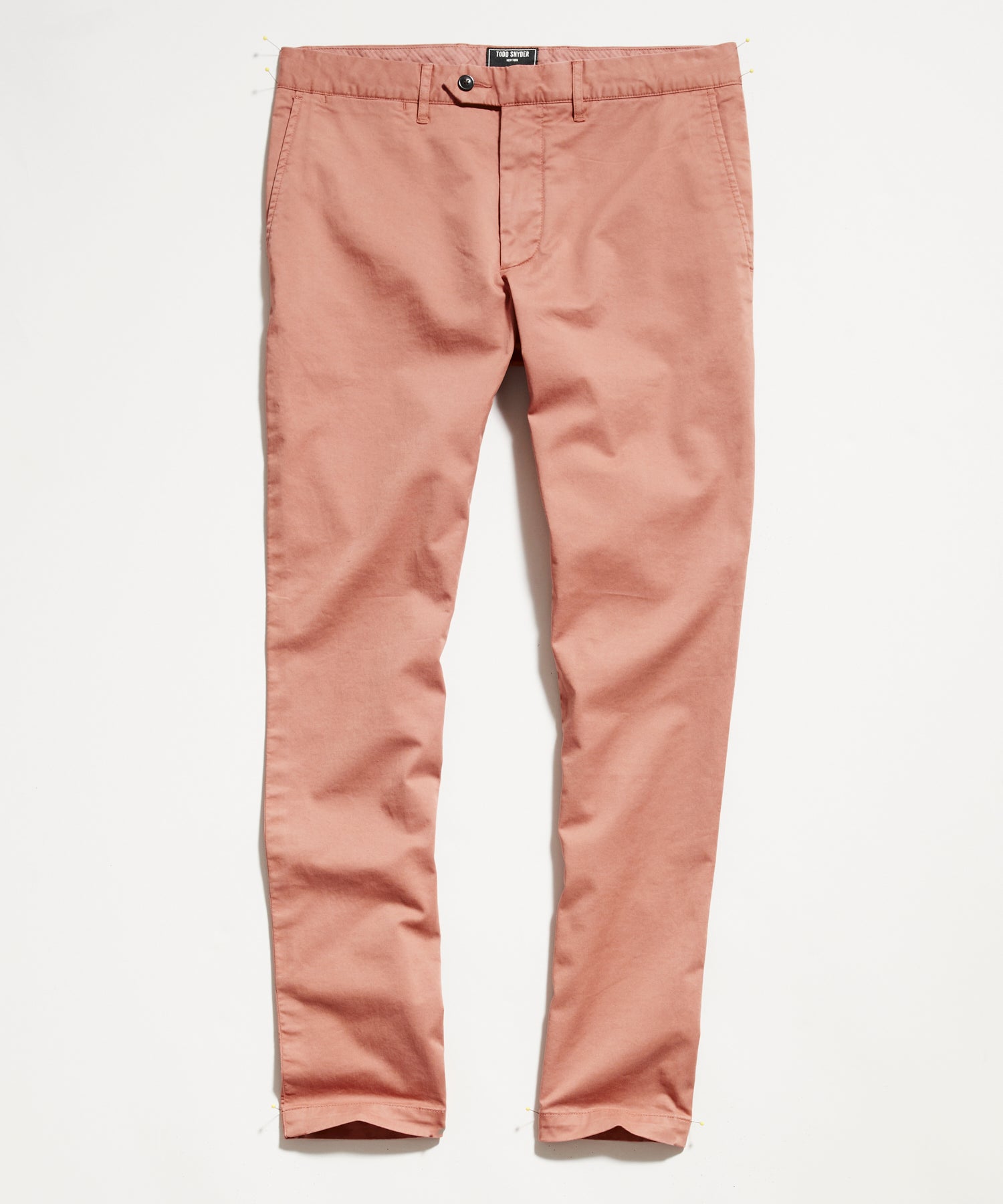 Slim Fit Tab Front Stretch Chino in Cider