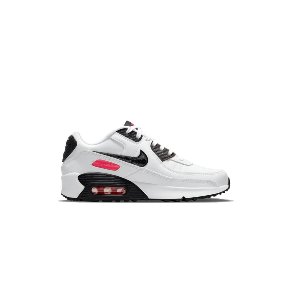 Nike Max 90 LTR White/Very Berry/Black GS