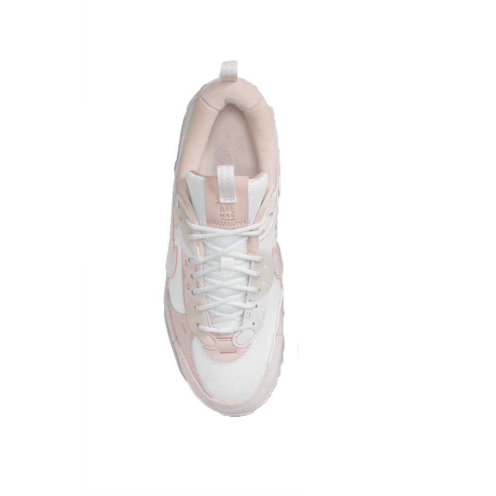 metálico Plisado ligeramente Nike Air Max 90 Futura White/Barely Rose/Pink Women DM9922-104