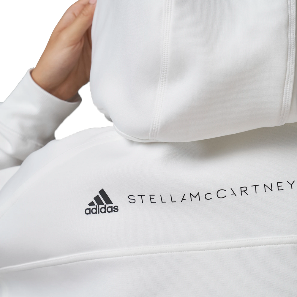 adidas by Stella McCartney Cropped Hoodie White Women