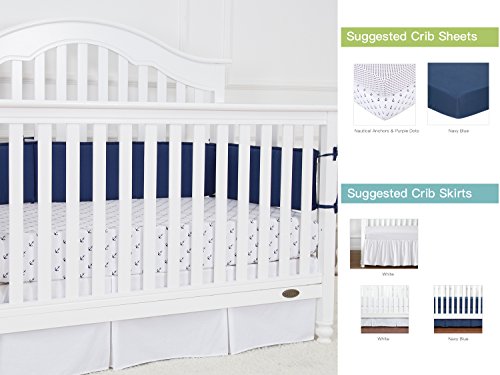 Tillyou Baby Breathable Crib Bumper Pads For Standard Cribs