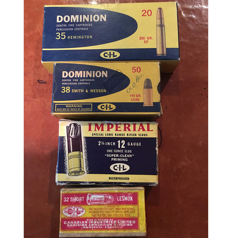 Canada Brass Dominion CIL Imperial Ammunition