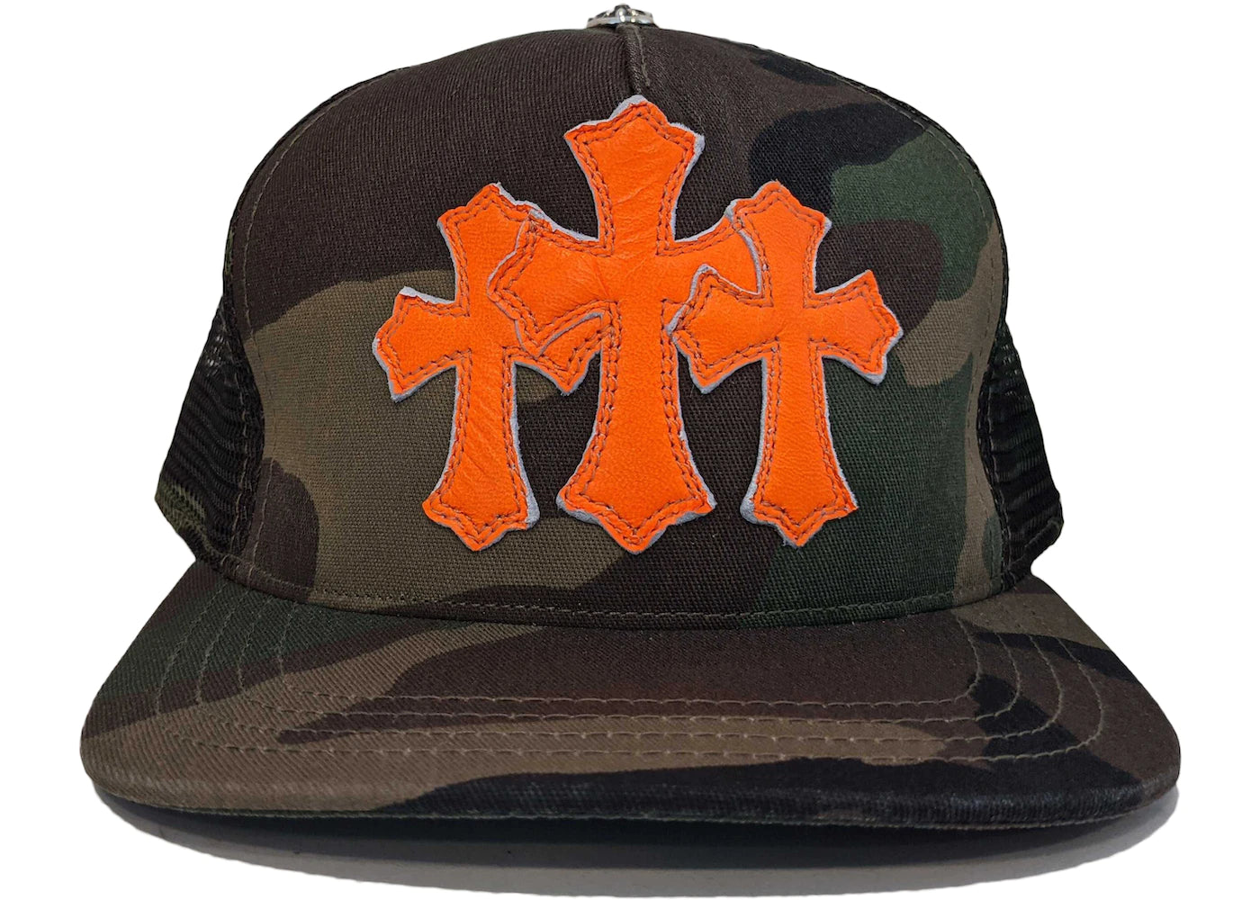 Chrome Hearts Cemetery Trucker Hat Camo/Orange – Grandeur