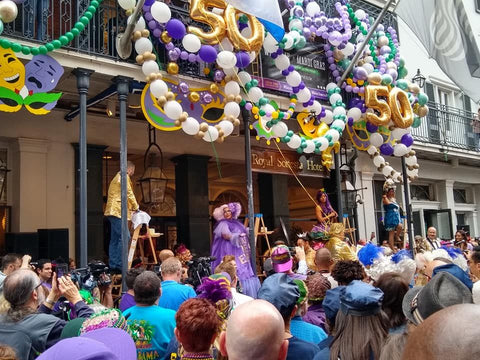 Desiree Ontiveros New Orleans Mardi Gras Bourbon St