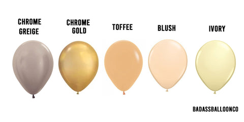 Neutral Balloon Color Palette