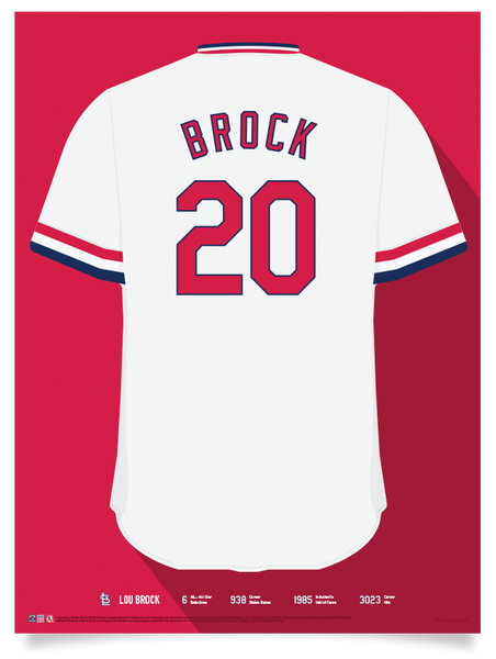 lou brock jersey