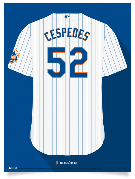 Mets Yoenis Céspedes Jersey Print 