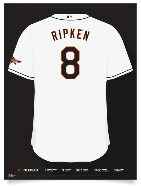 cal ripken jr jersey number