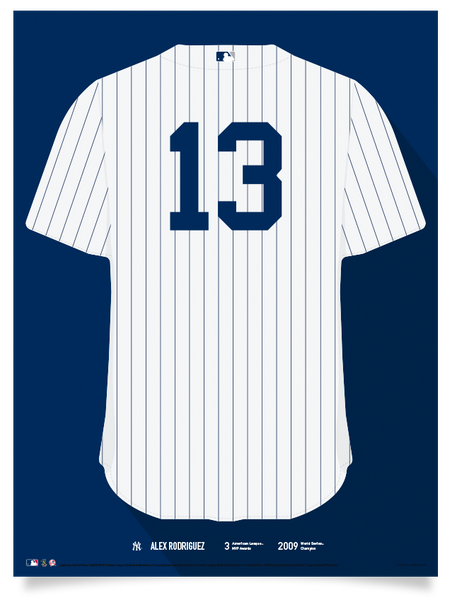 alex rodriguez jersey number