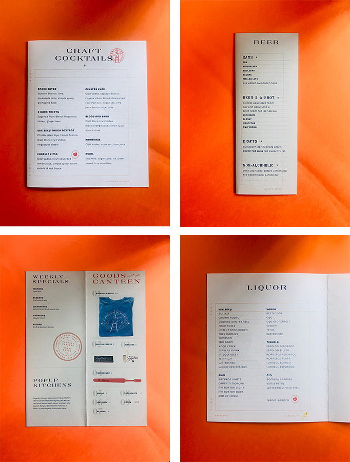 menu design