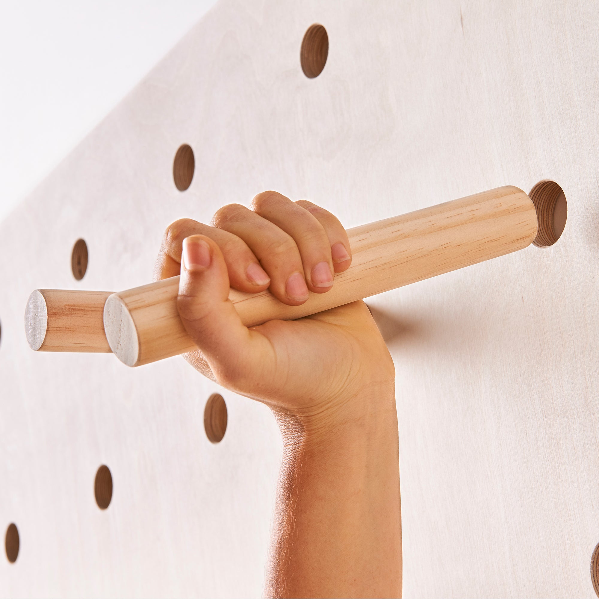 Pegboard with Shelves