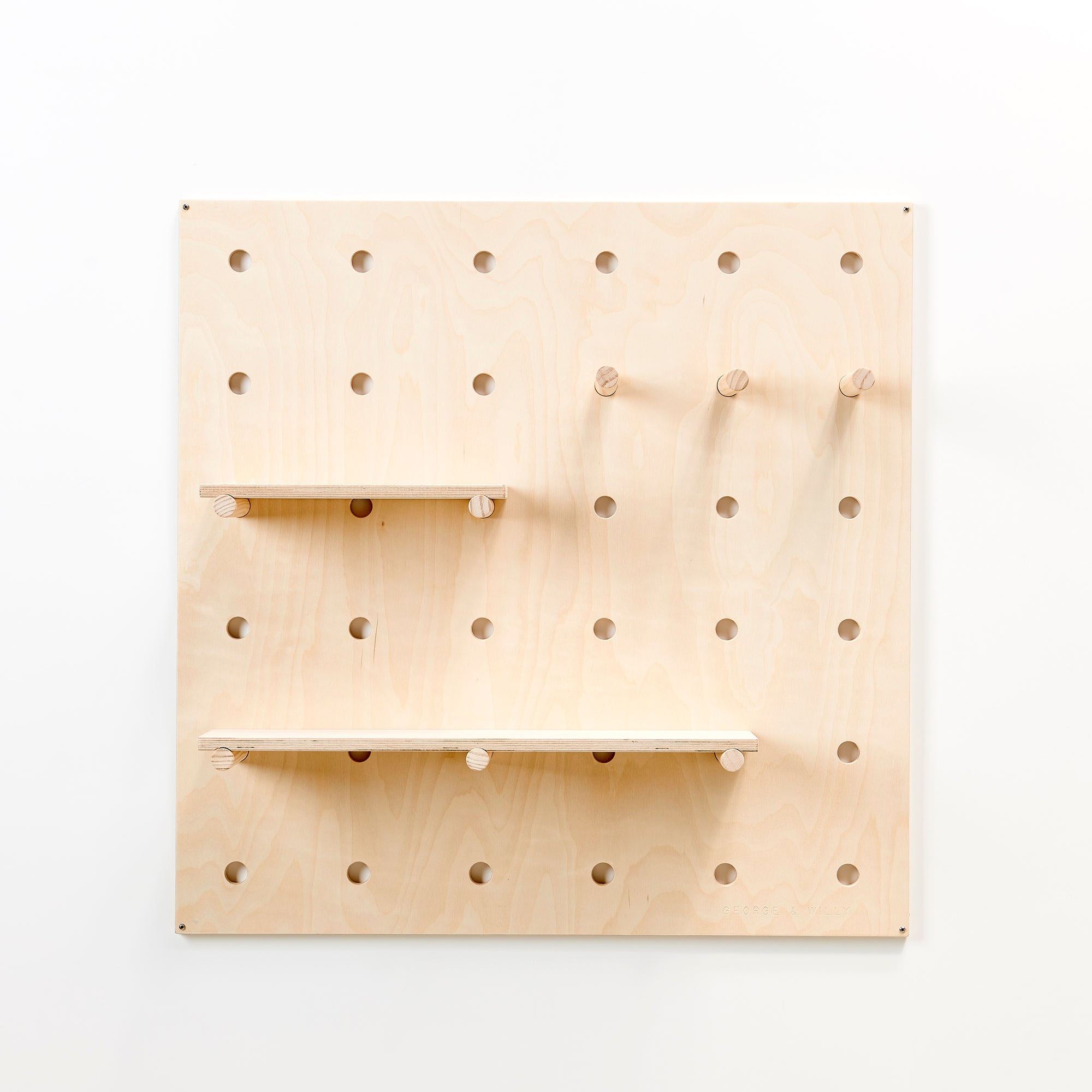 Wooden Pegboard