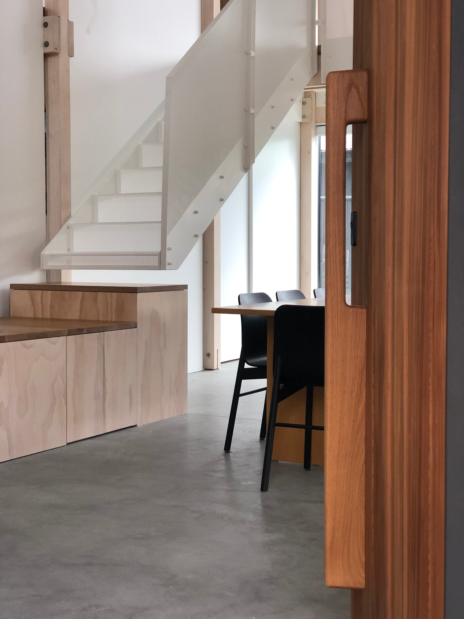 minimalistic wooden interior design 