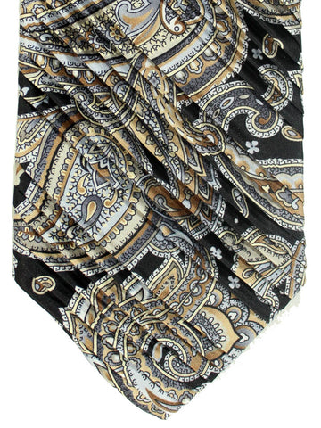 Pleated Silk Tie