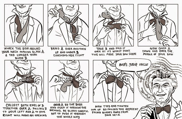 How To Tie A  Bow Tie