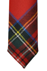 Dolce & Gabbana Skinny Tie Red Plaid