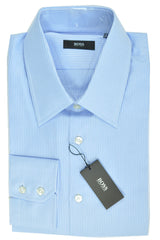 Hugo Boss Dress Shirt Blue Stripes