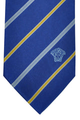 Versace Tie Navy Stripes