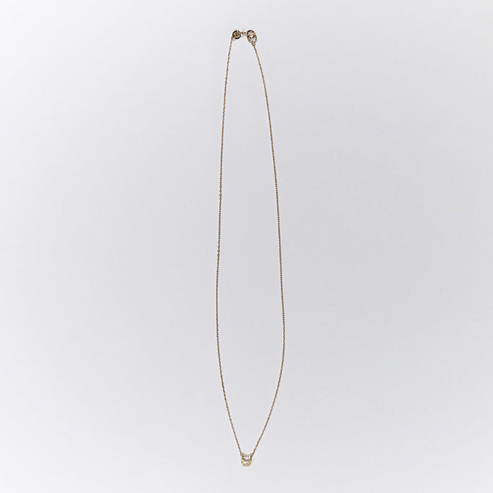 Half moon necklace in gold