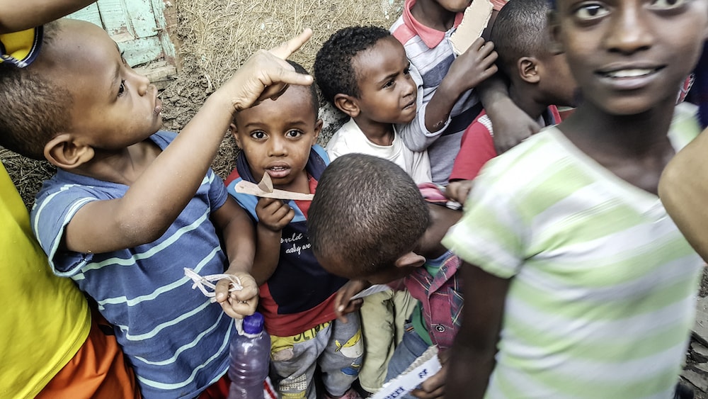 kids in ethiopia for portraid