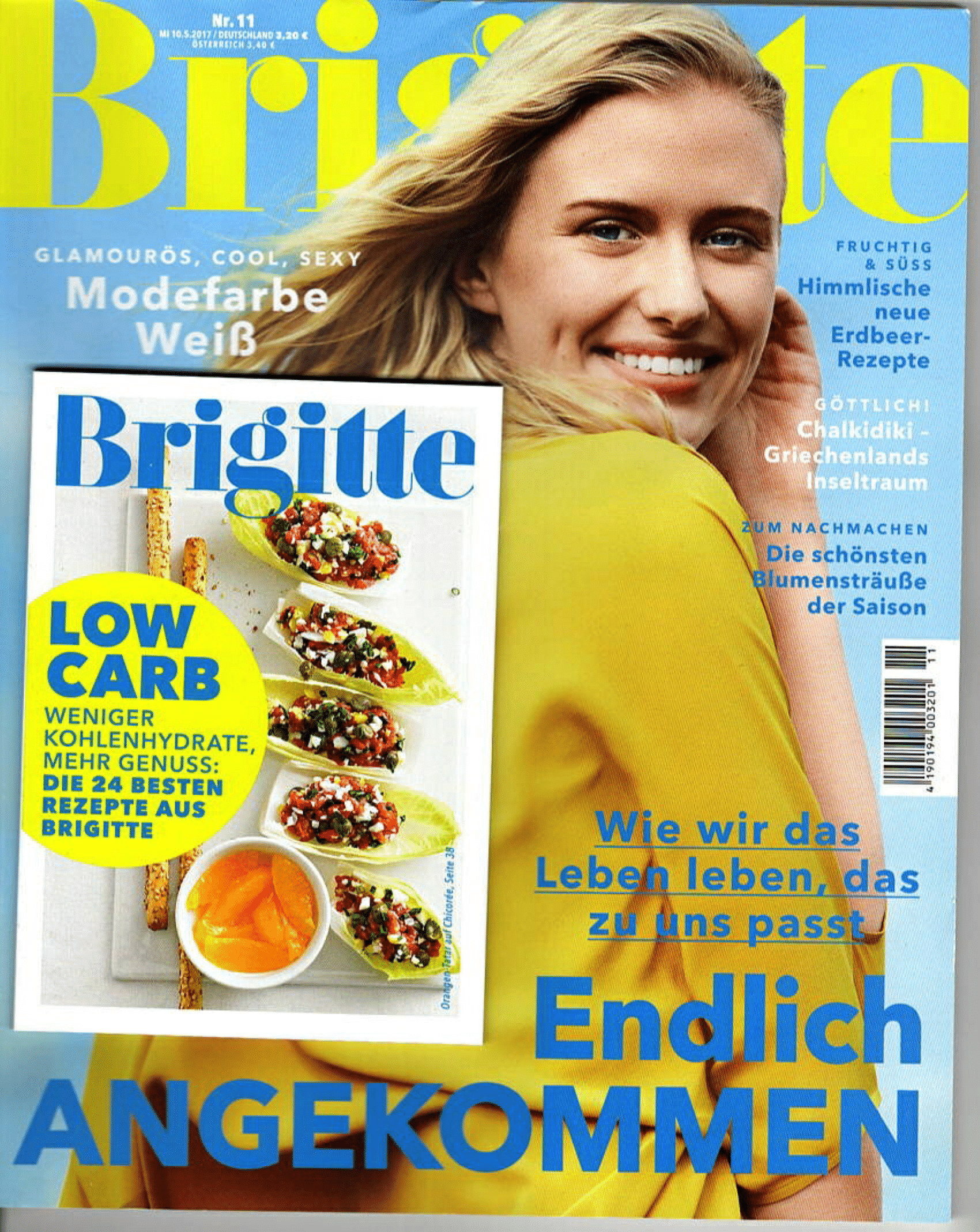 ABURY featured in the Brigitte Magazine