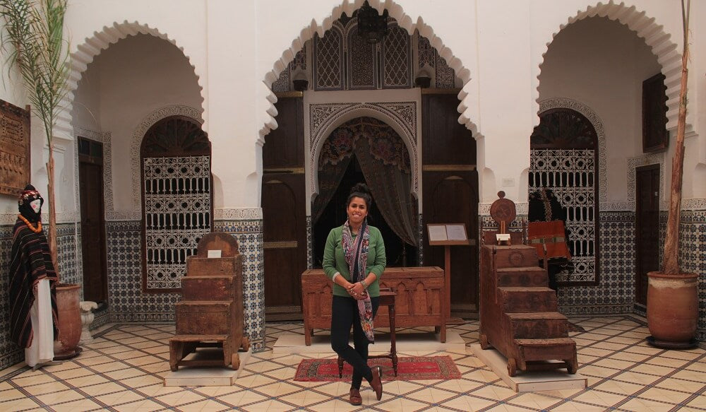 picture of maha in the moroccan heritage museum