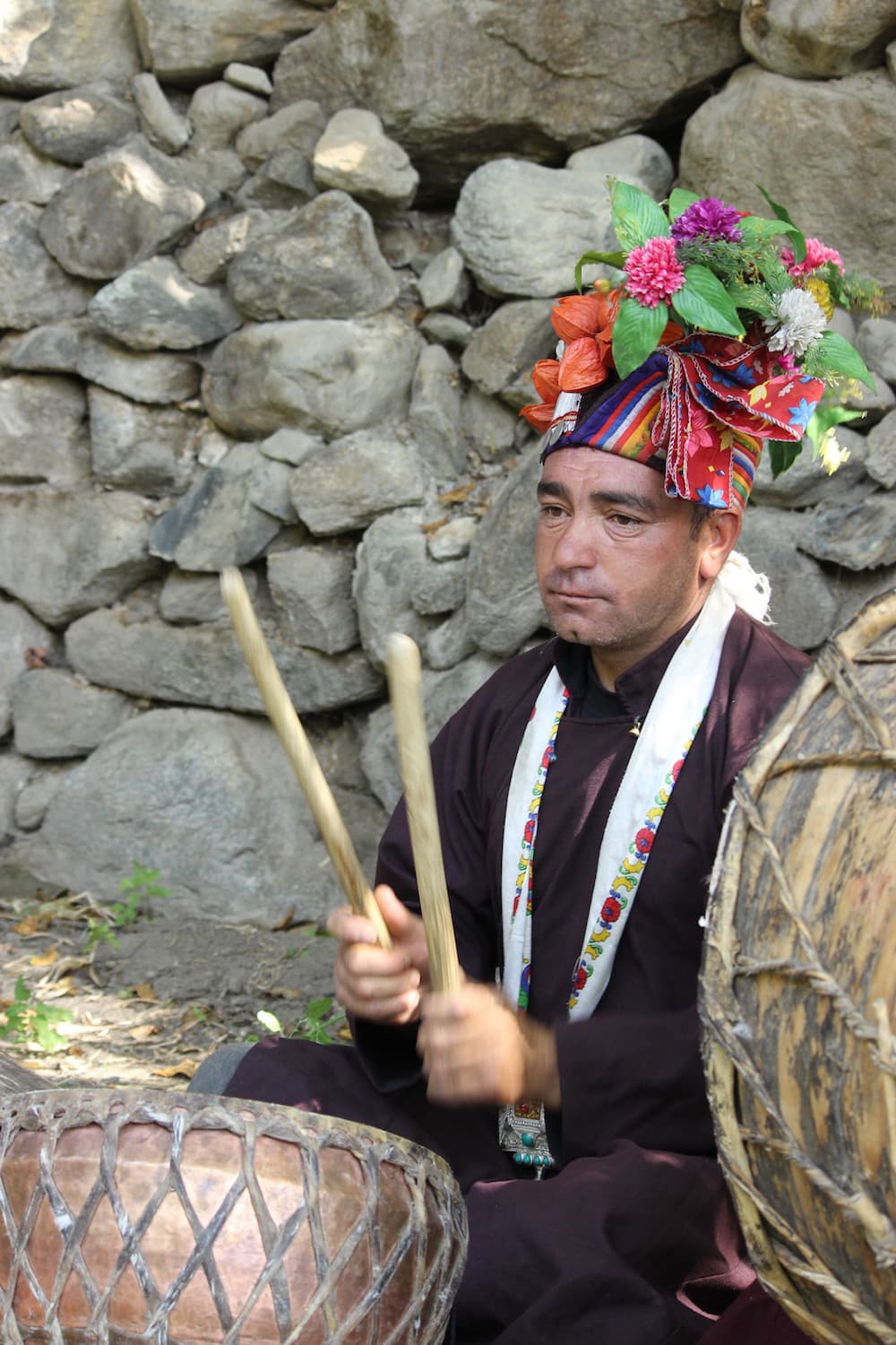 ladakh flower ornament india 