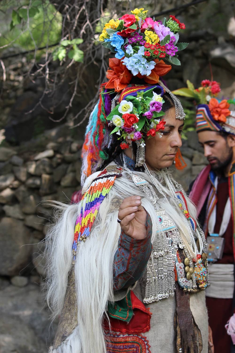 ladakh flower ornament india 