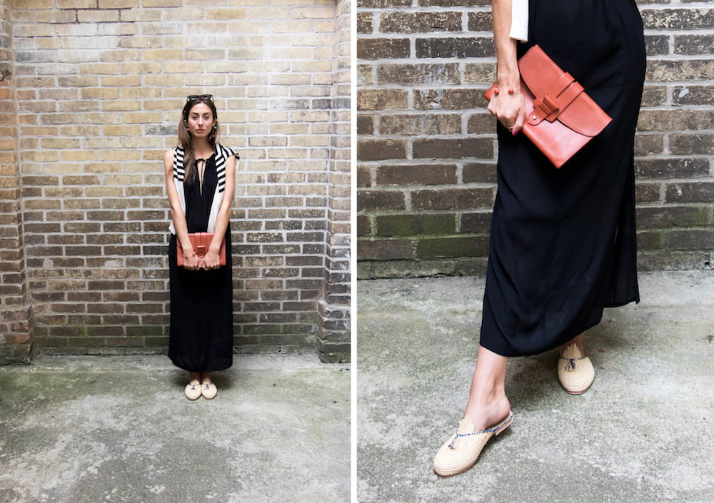 sustainably chic summer look